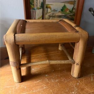 Rustic Bamboo Small Display Stand